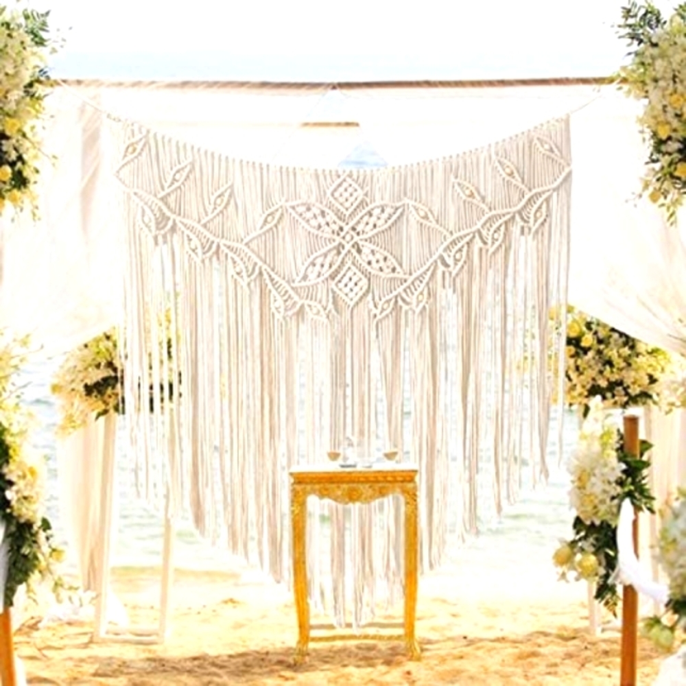 39 x 38 macrame hanging